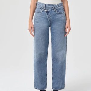 Agolde criss cross blue jeans size 29 lightly worn
